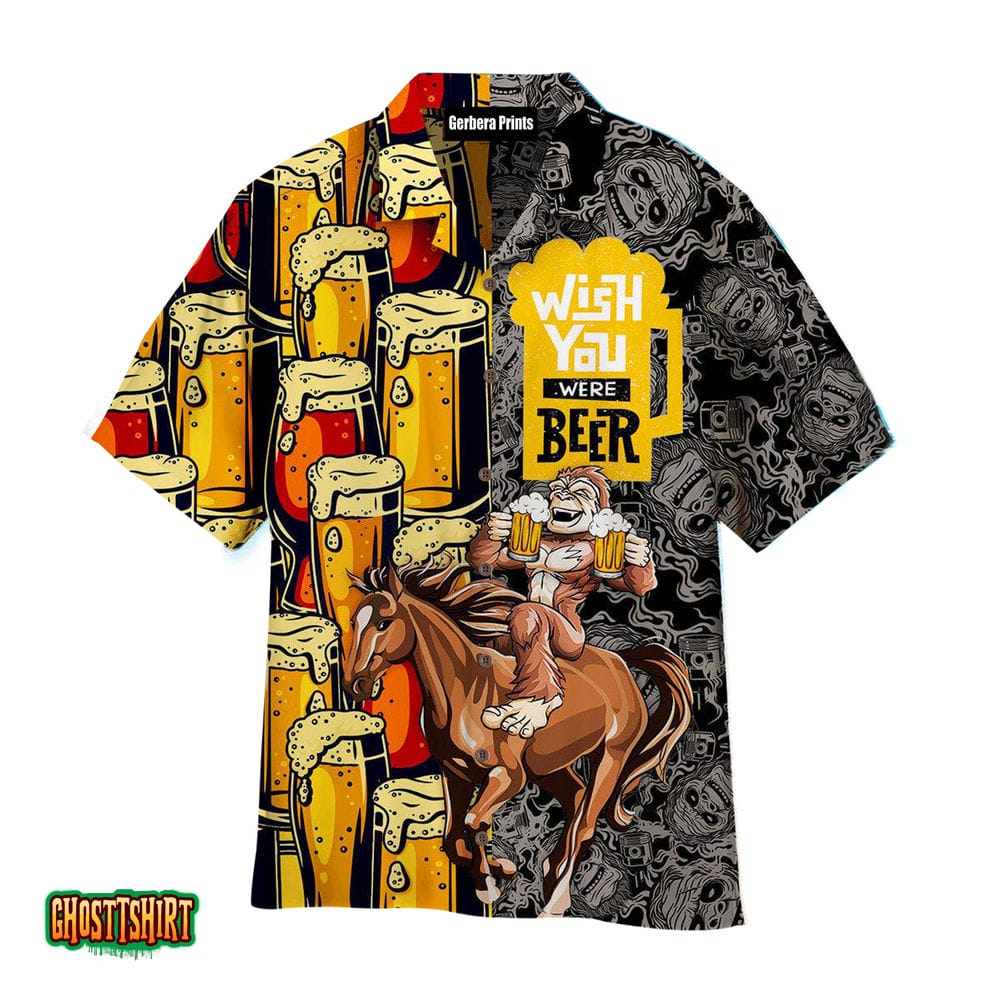 Kentucky Derby Horse I Like Horse And Beer Aloha Hawaiian Shirt