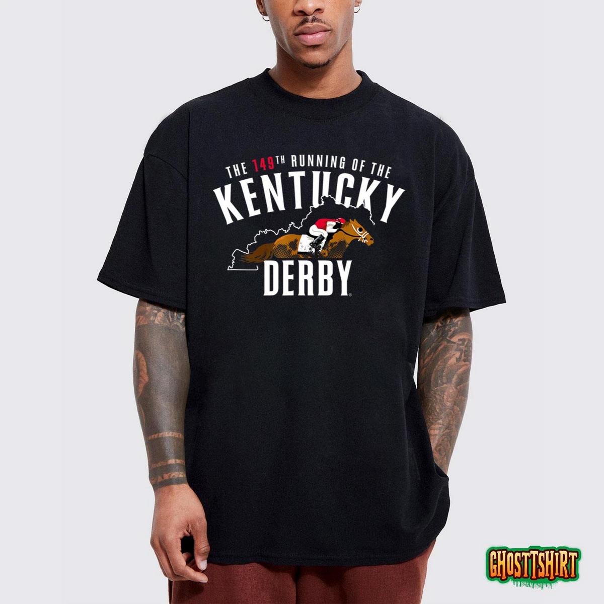 Kentucky Derby Officially Licensed 149th Running Logo T-Shirt