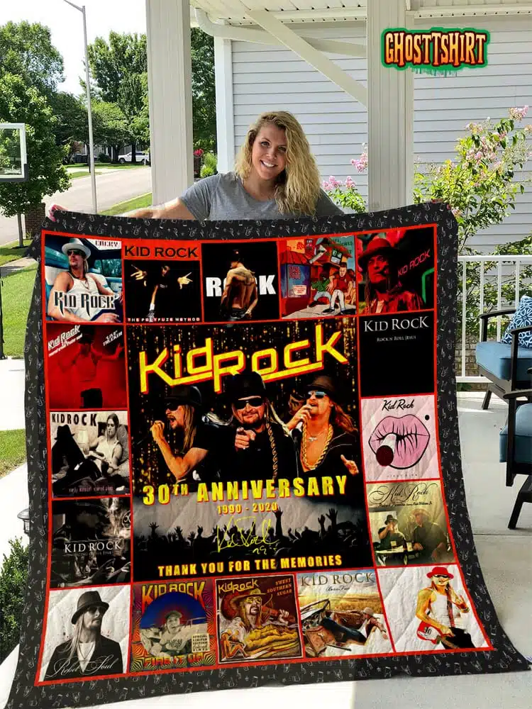 Kid Rock v2 Quilt Blanket