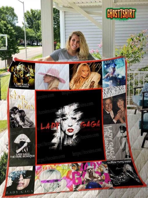 Lady Gaga Quilt Blanket