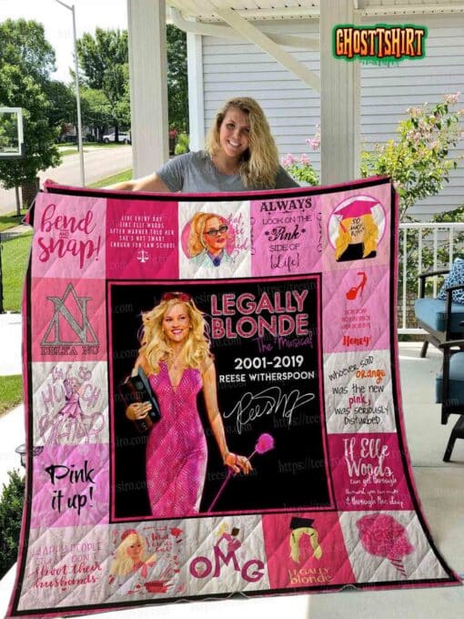 Legally Blonde Quilt Blanket