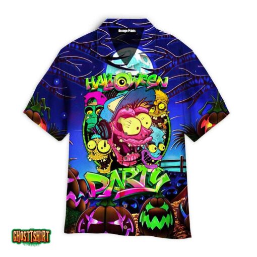 Let’s Enjoy Halloween Party Tonight Aloha Hawaiian Shirt