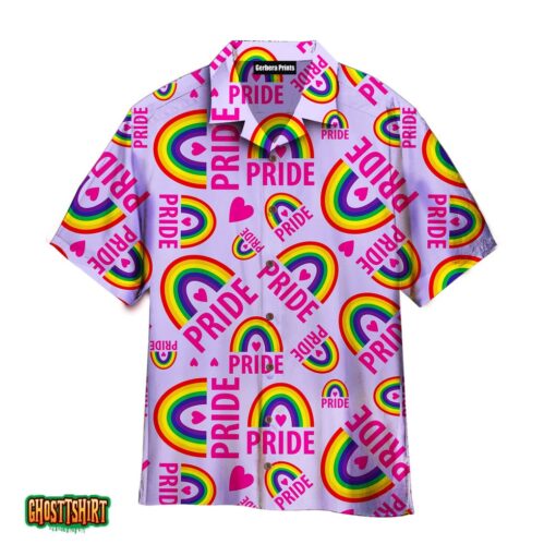 LGBT Pride Month Pink Aloha Hawaiian Shirt