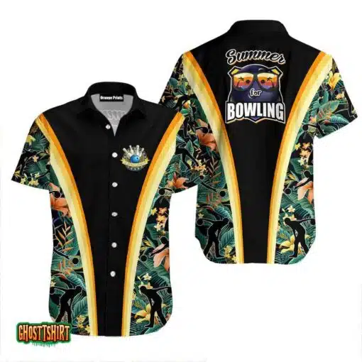 Life Is Better With Bowling Summer Aloha Hawaiian Shirt