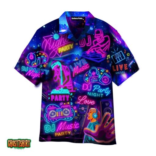 Life Is Better With DJ Neon Music Party Trending Aloha Hawaii Shirt