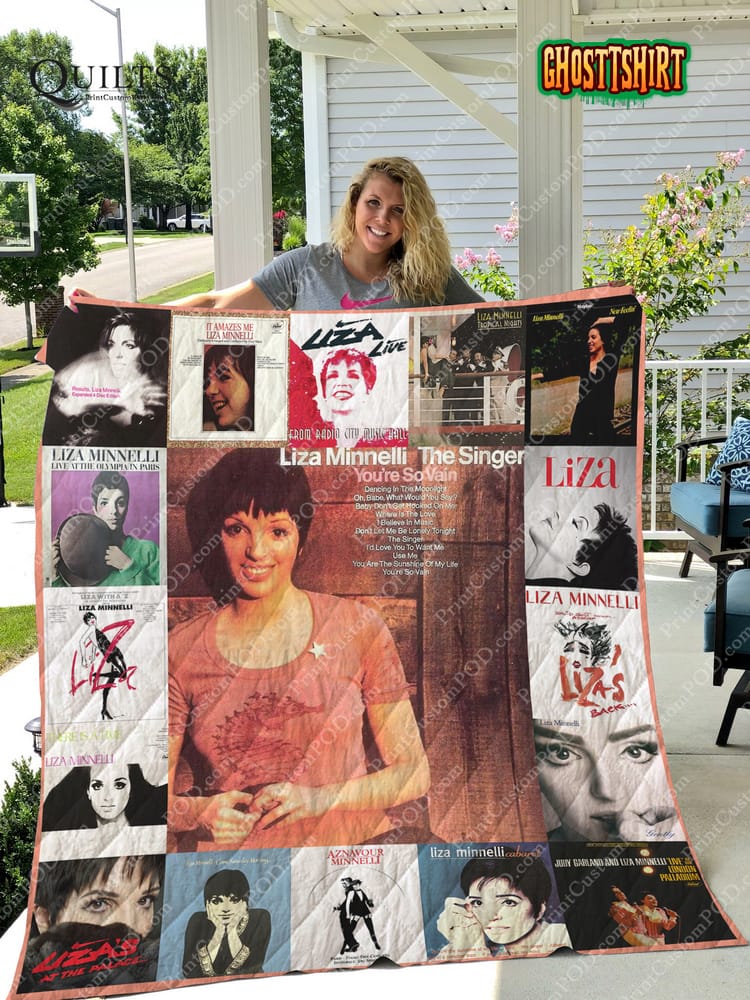 Liza Minnelli Albums Quilt Blanket