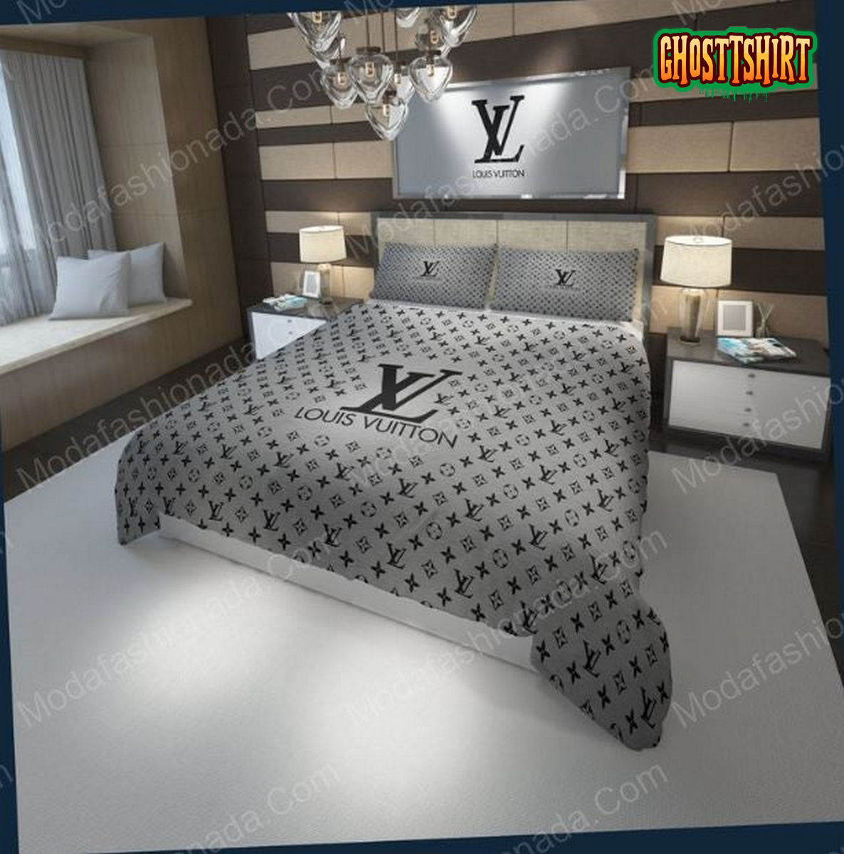 Louis Vuitton Brands 9 Bedding Set