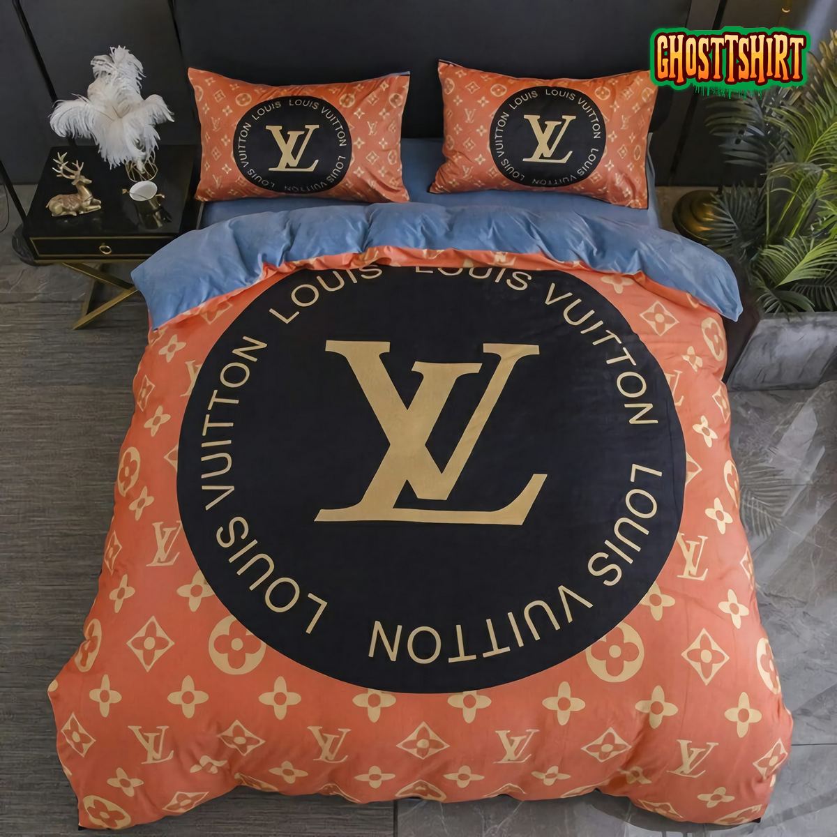 Louis Vuitton Bed Sheets 2 bedsheets 4pillowcases for kingsize bed   Reappcomgh