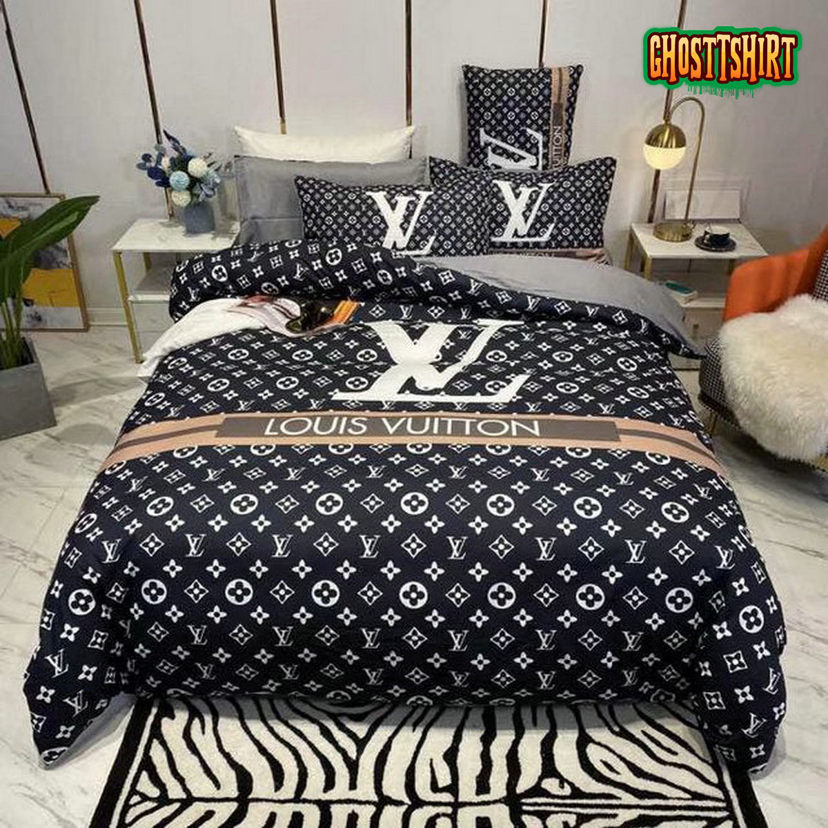 Louis Vuitton Print Bedding Set