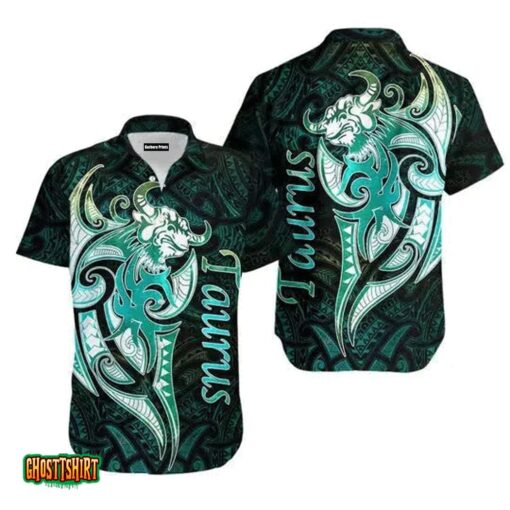 Love New Zealand Shirt Taurus Horoscope Zodiac Mix Polynesian Tattoo Aloha Hawaiian Shirt