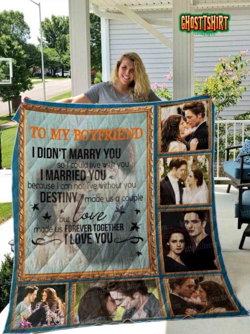 Loving You- Bella & Edward 2 Quilt Blanket