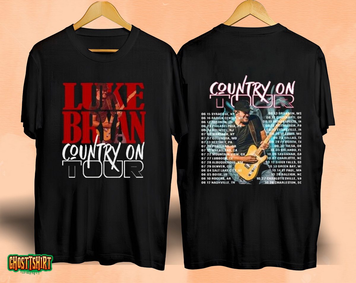 Luke Bryan 2023 Country On Tour Shirt