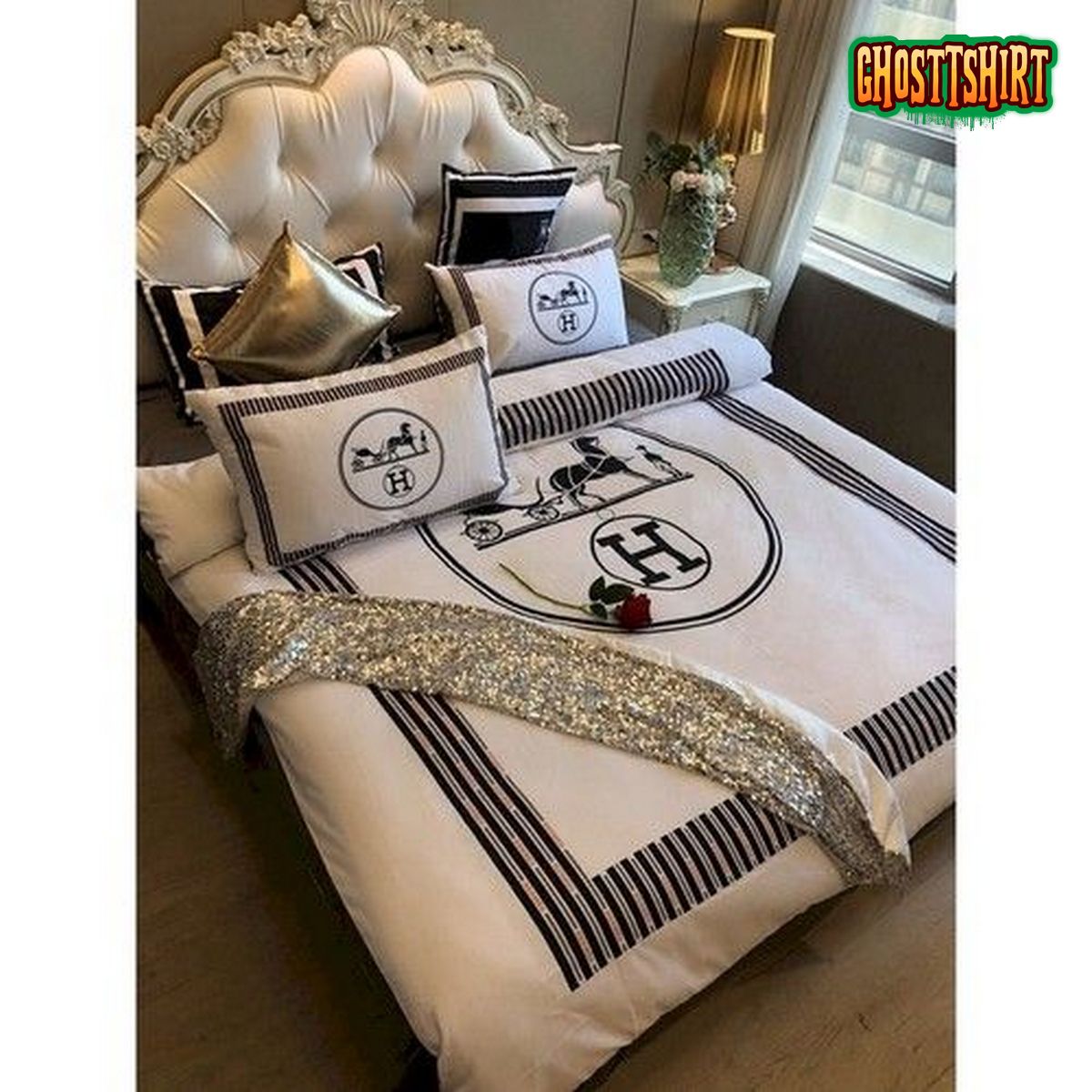 Luxury Brand Hermes Paris 1 Bedding Set