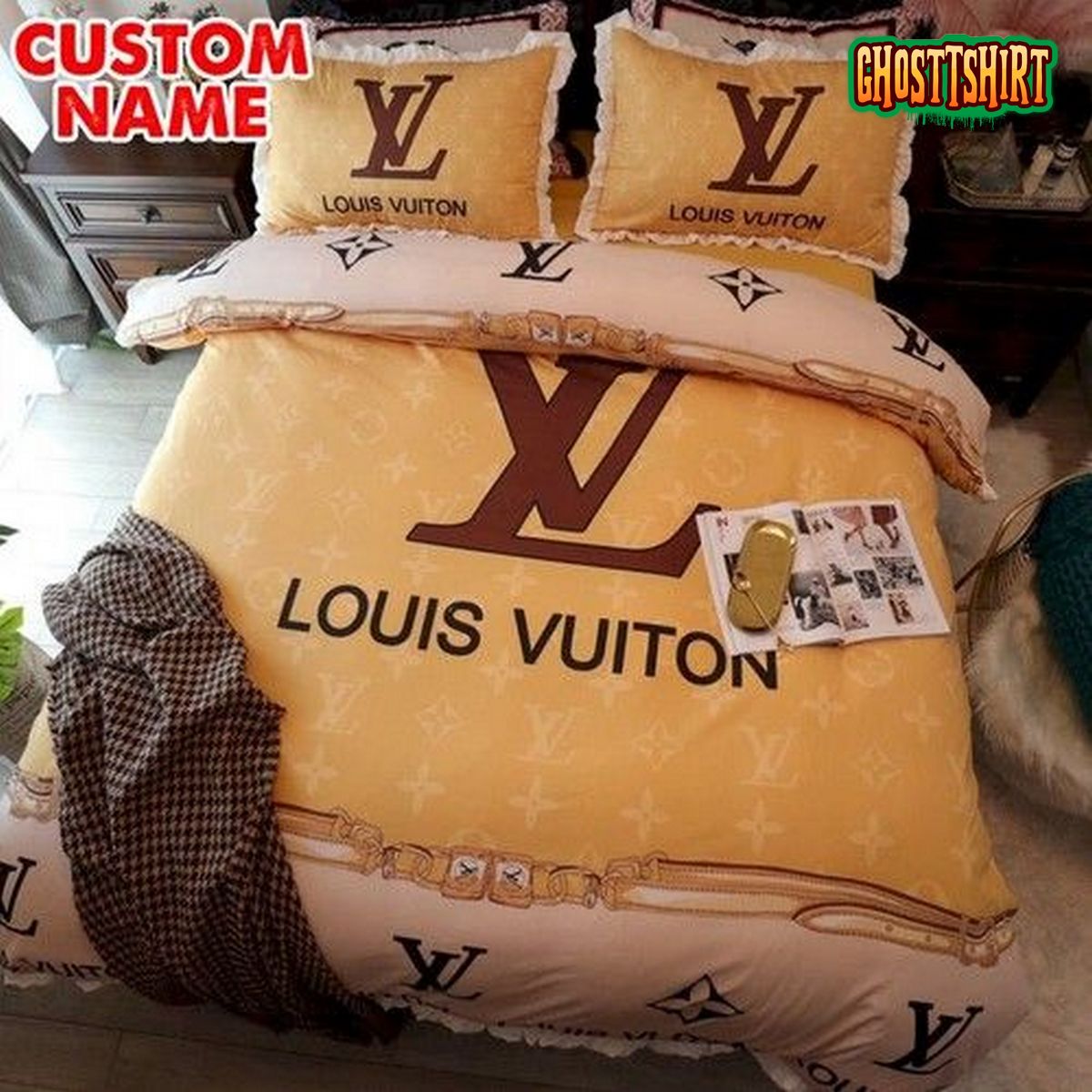 Custom Louis Vuitton Bedding