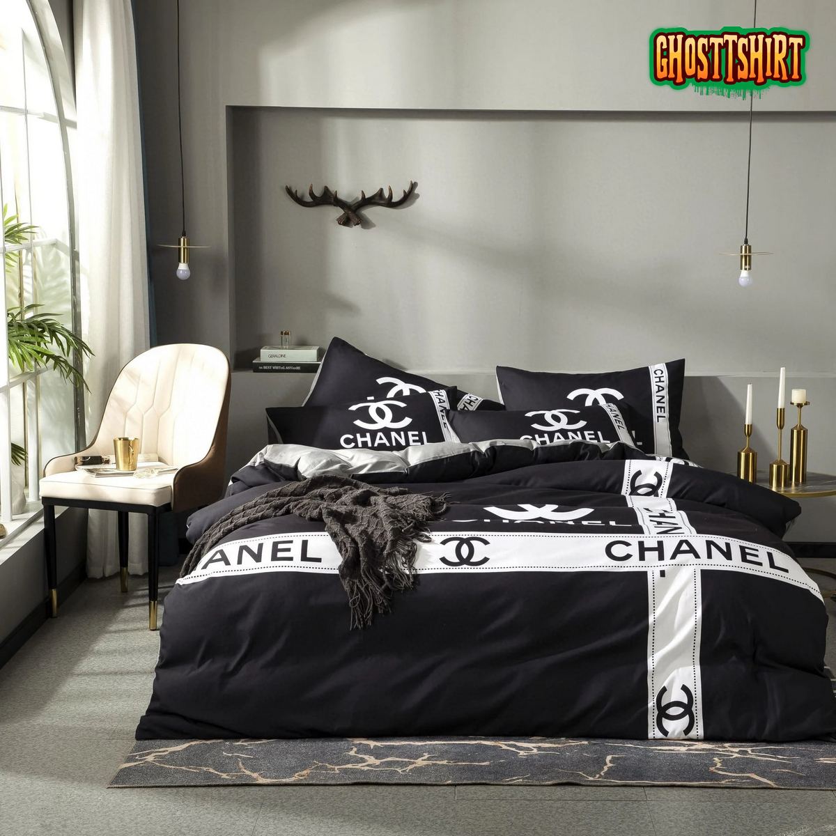 Luxury CN Chanel Type 77 Bedding Set