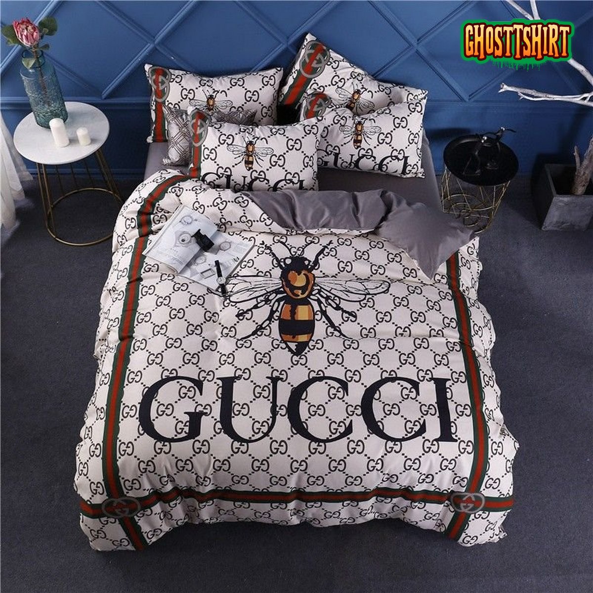 Luxury Gc Gucci Type Bedding Sets Duvet Cover Luxury Brand 16 Bedroom Set