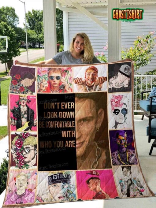 Machine Gun Kelly Quilt Blanket