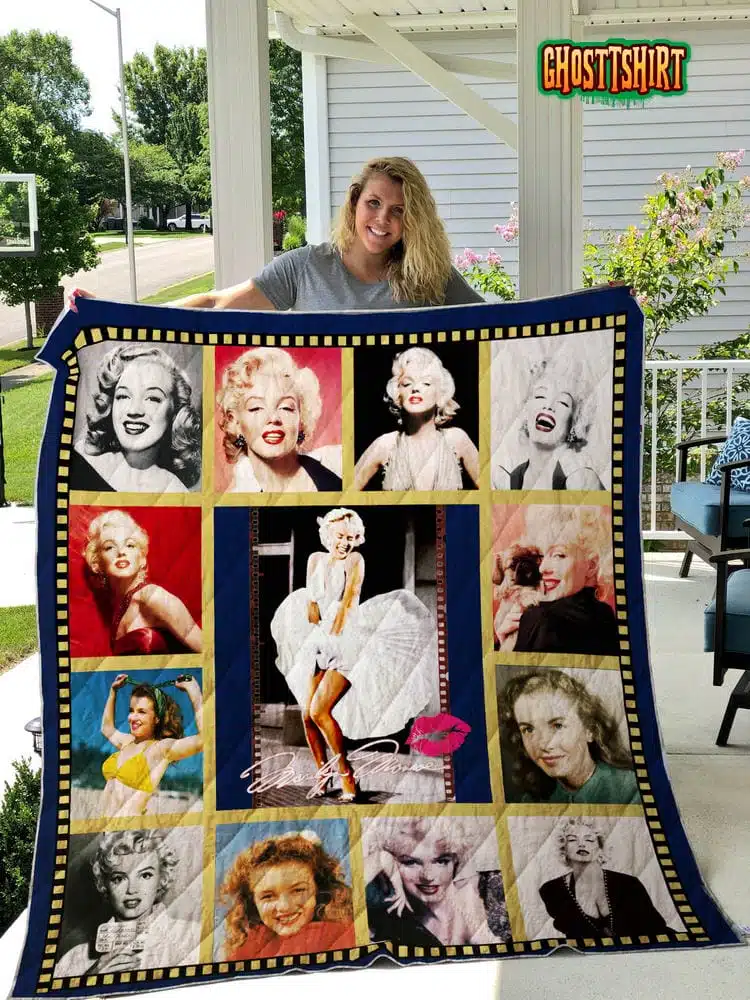 Marilyn Monroe v2 Quilt blanket