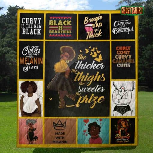 Melanin Quilt Blanket