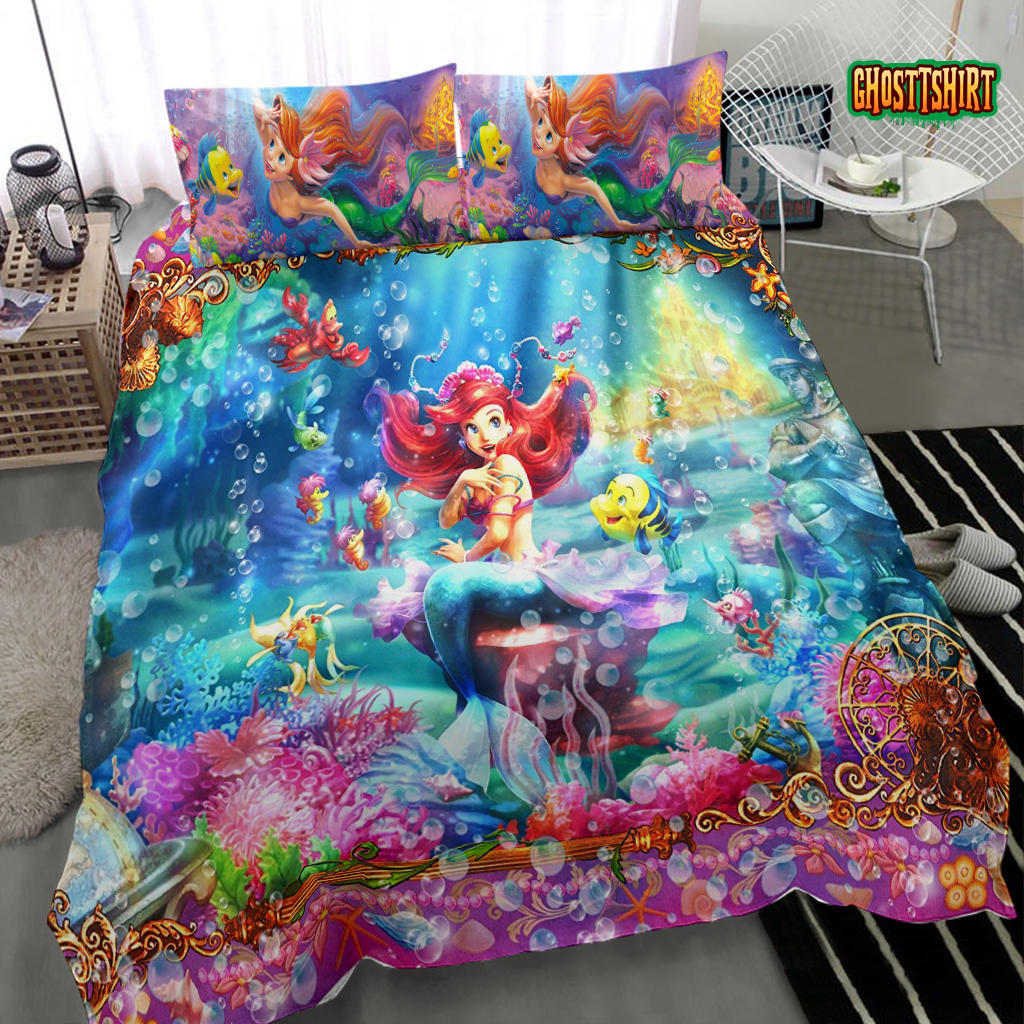 Mermaid Bedding Set 01 - Disney Princess Merch