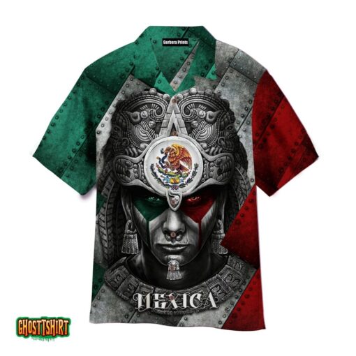 Mexican Aztec Warrior Aloha Hawaiian Shirt