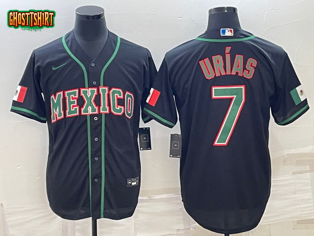 Mexico Julio Urias Black 2023 World Baseball Classic Jersey