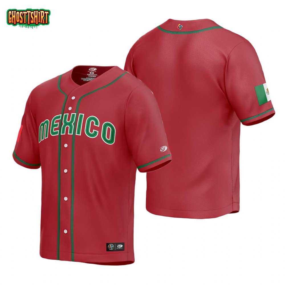 Mexico Red 2023 World Baseball Classic Jersey