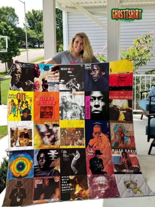 Miles Davis Quilt Blanket