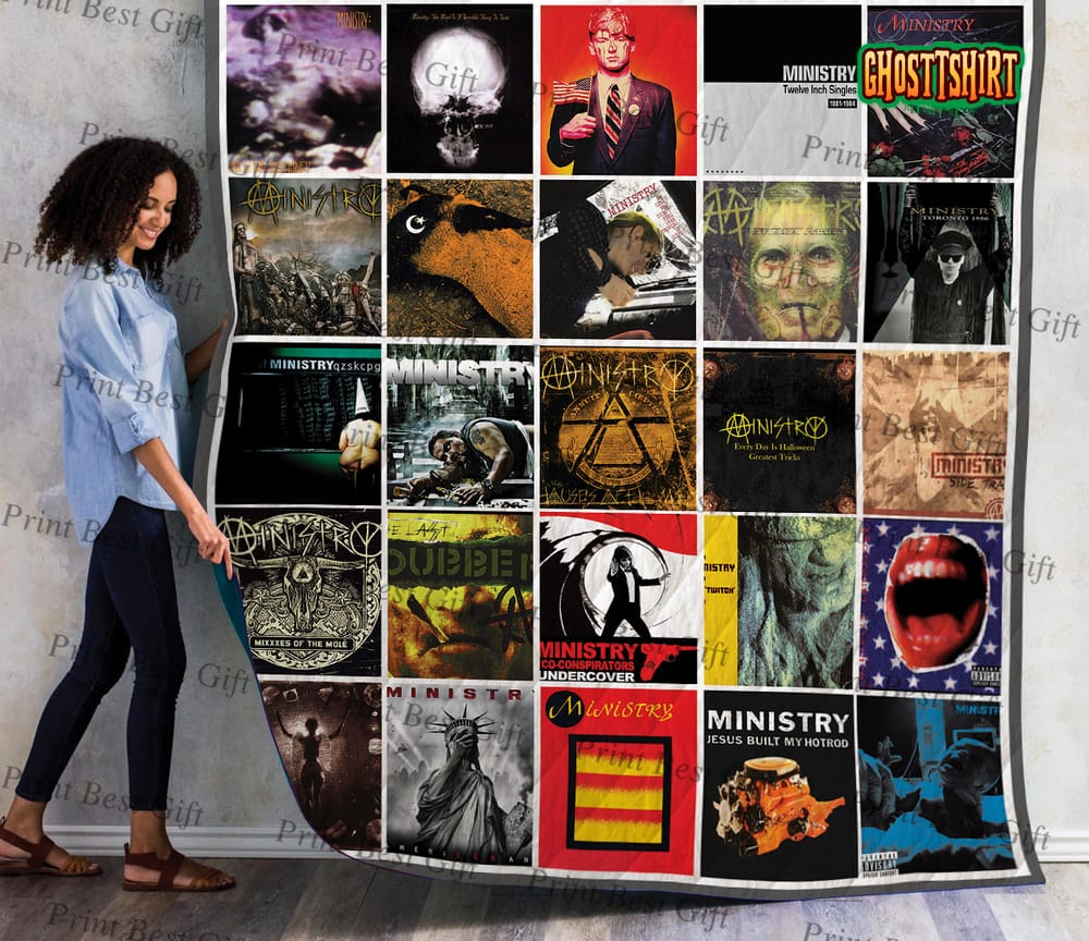 Ministry Albums Cover Poster V2 Quilt Blanket