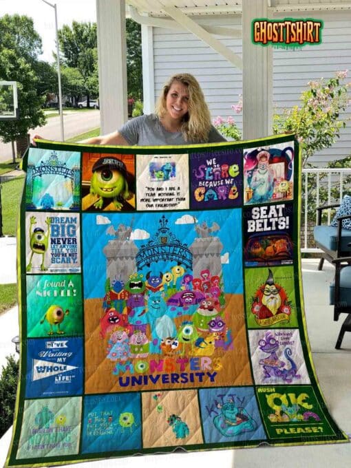Monsters Inc Quilt Blanket