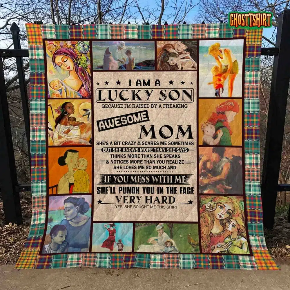 Mother – Son Quilt Blanket