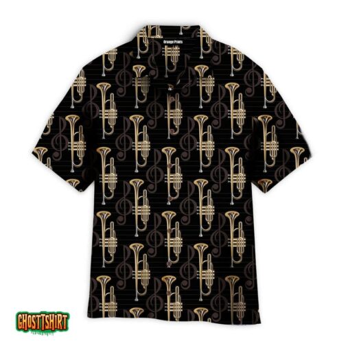 Music Trumpet Aloha Hawaiian Shirt