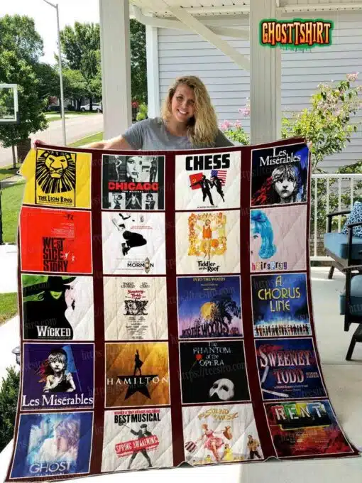 Musical Theatre Quilt Blanket