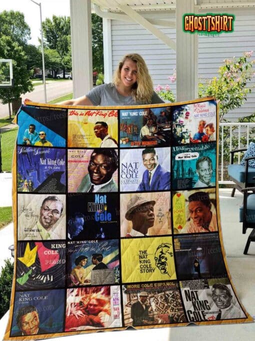 Nat King Cole Quilt Blanket v2