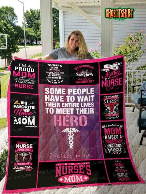 Nurse Mom Quilt Blanket