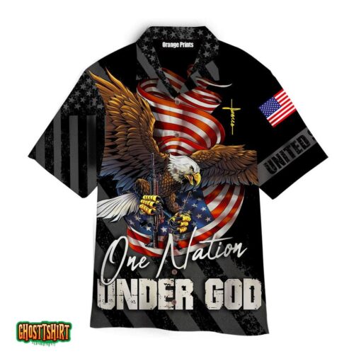 One Nation Under God Aloha Hawaiian Shirt