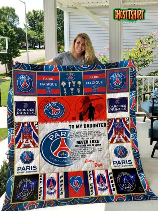 Paris Saint-Germain Quilt Dad To Daughter