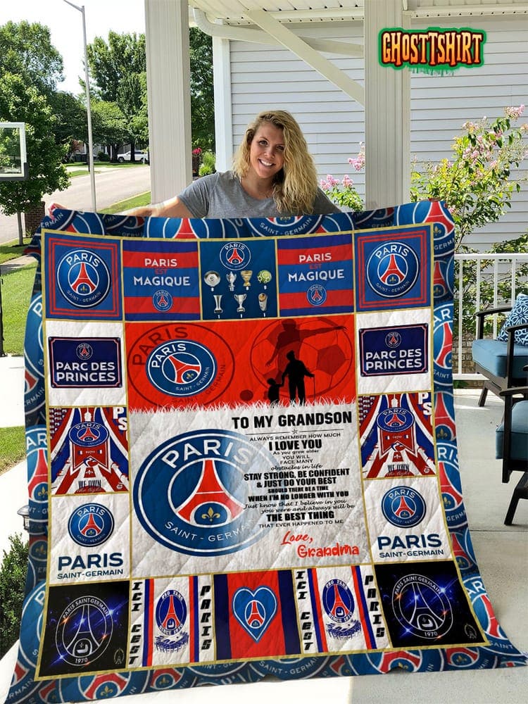 Paris Saint-Germain Quilt Grandma To Grandson Paris Saint-Germain Quilt Grandma To Grandson