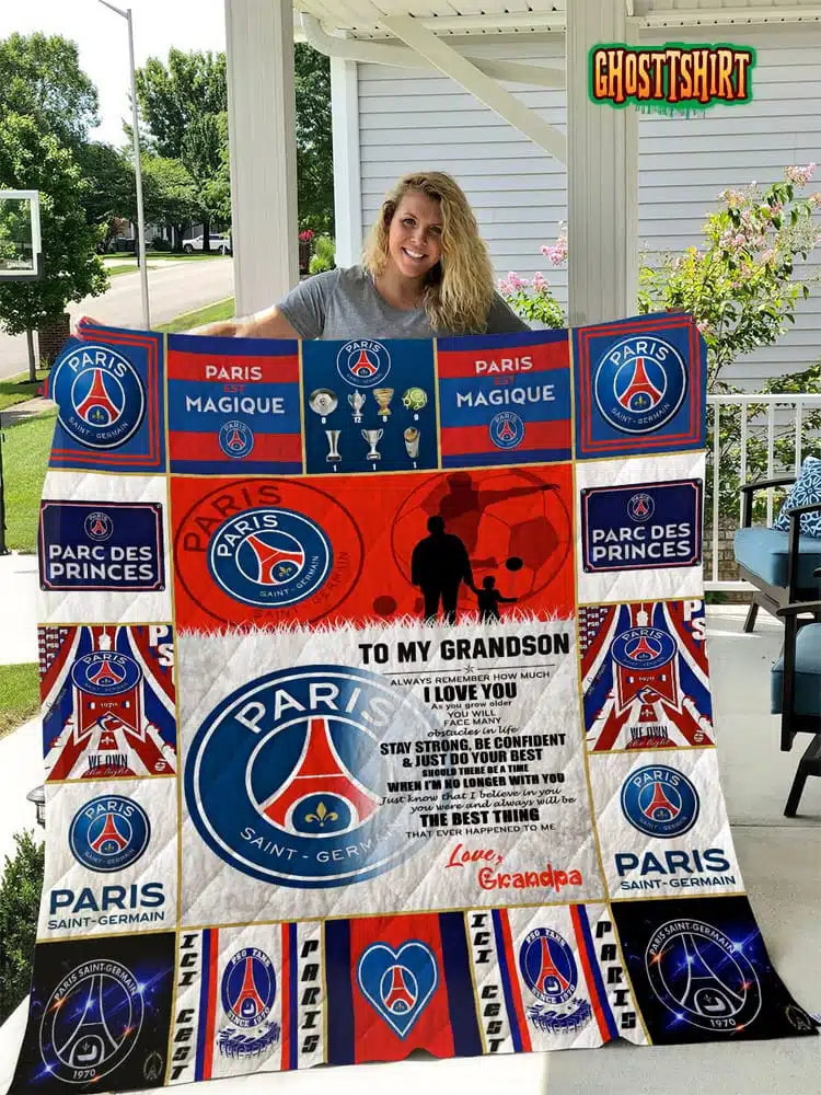 Paris Saint-Germain Quilt Grandpa To Grandson
