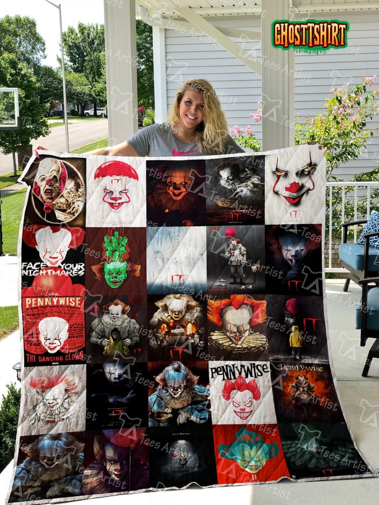 Pennywise It Quilt Blanket Pennywise It Quilt Blanket