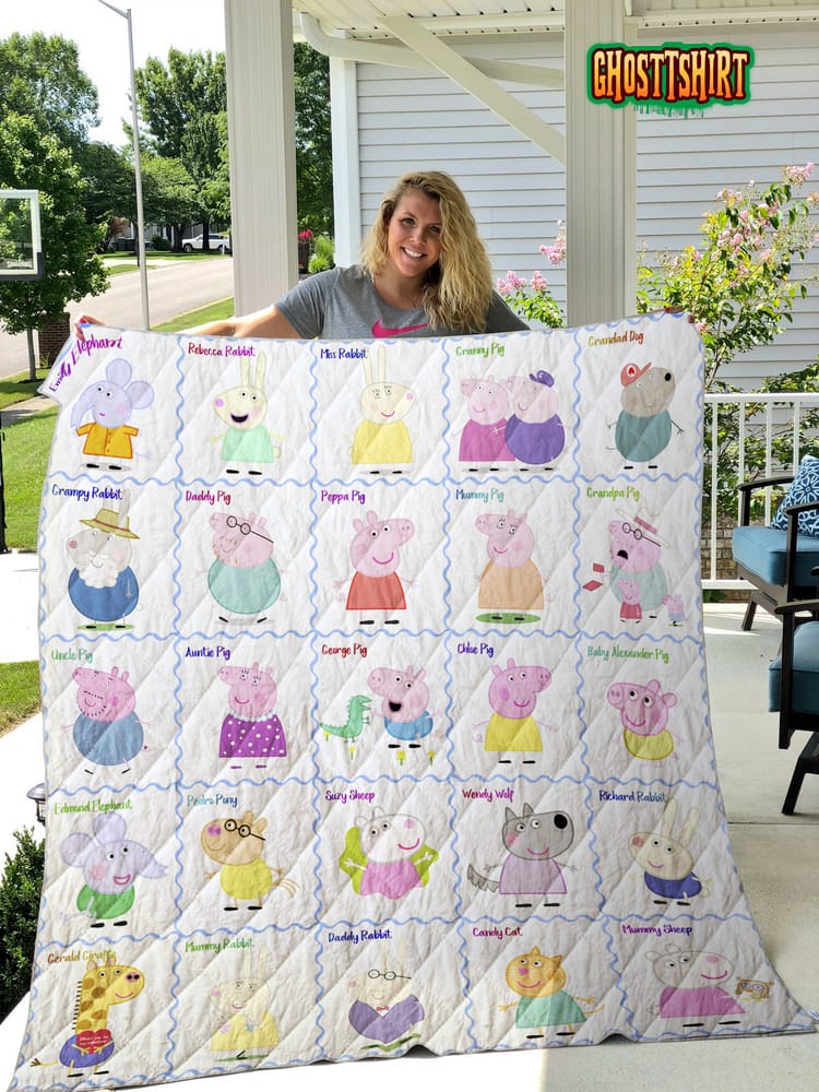 Peppa Pig Quilt Blanket