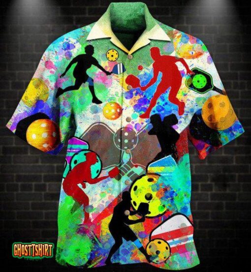 Pickleball Play Smarter Not Harder Aloha Hawaiian Shirt