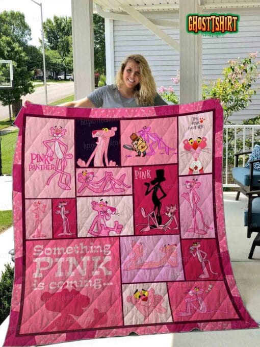 Pink Panther 2 Quilt Blanket