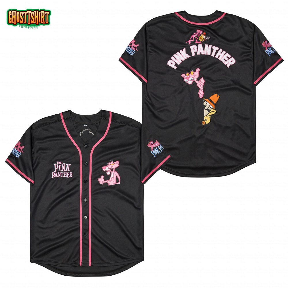Pink Panther X Cartoon Film Pink Baseball Jersey – US Soccer Hall