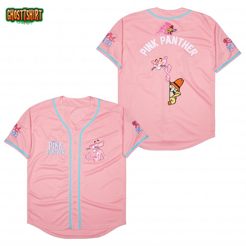 Pink Panther X Cartoon Film Pink Baseball Jersey