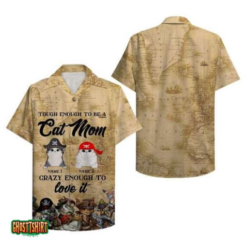 Pirrate Day Gifts For Cat Lover Aloha Hawaiian Shirt