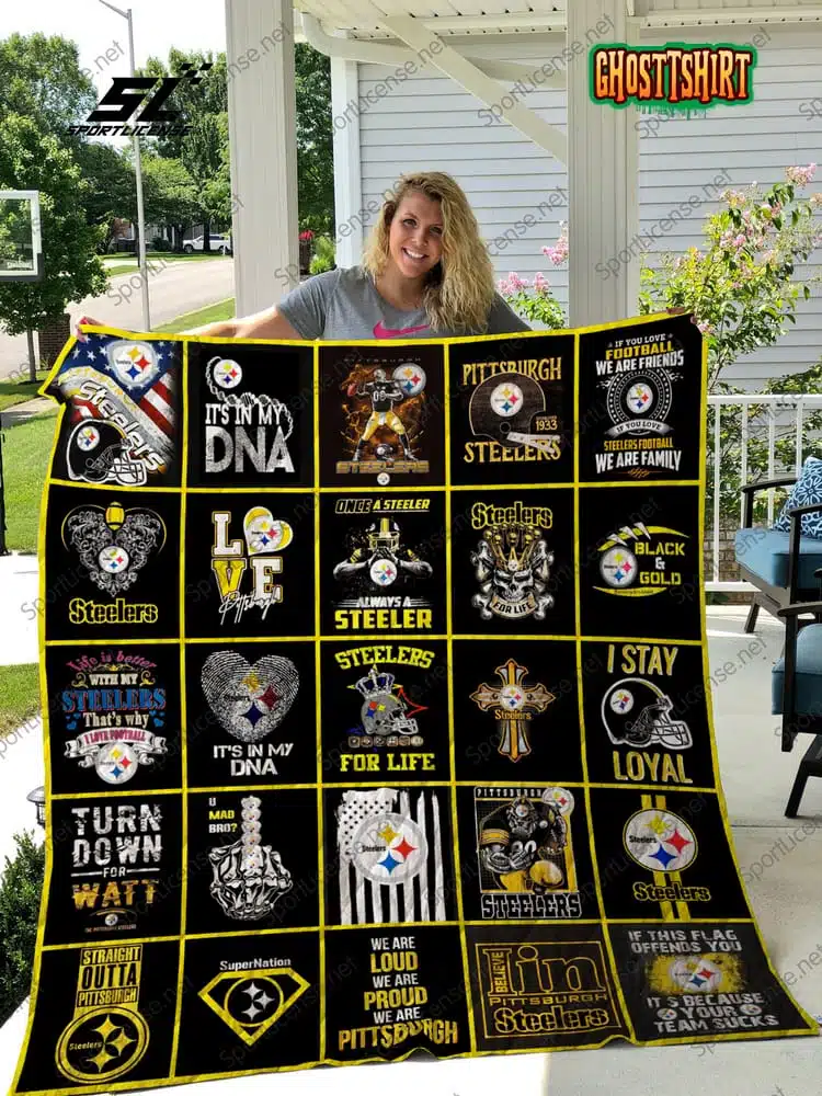 Pittsburgh Steelers Quilt Blanket