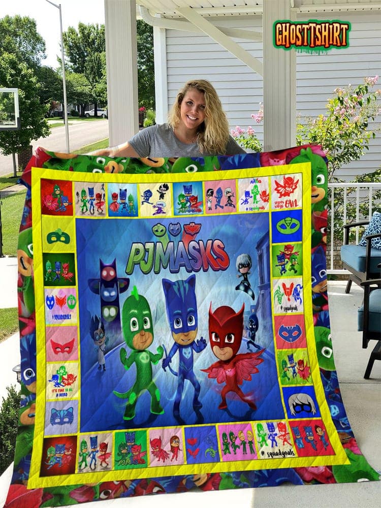 Pj MASKS Quilt Blanket