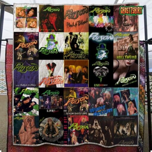 Poison v2 Quilt blanket