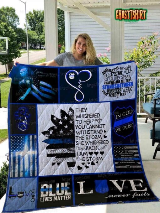 Police Quilt Blanket 02